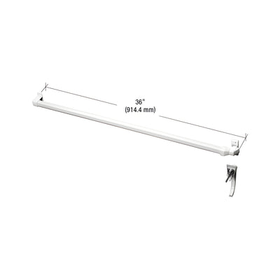 CRL White Screen and Storm Door Touch Bar Latch