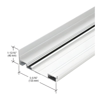 CRL-U.S. Aluminum White KYNAR® Paint Subsill, Thermally Broken, 24'-2"