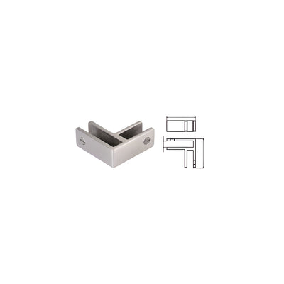 CRL 316 Polished Stainless 90 Degree Glass Bracing Clamp 21.52mm Glass