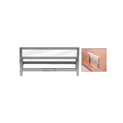CRL Satin Anodized Custom Size Vertical Sliding Ticket Window