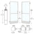 CRL-U.S. Aluminum White KYNAR® Paint Custom Pair Series 250 Narrow Stile Butt Hinge Entrance Doors for Surface Mount Door Closers