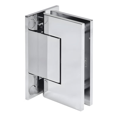 CRL Trento Polished Chrome Full-Back Frameless Shower Door Hinge