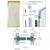 CRL Polished Brass Vertical Weatherstile Kits for 3/4" Glass Single Doors