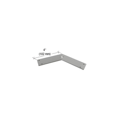 CRL Brushed Stainless 135 Degree Post P-Series Flat Replacement Saddle