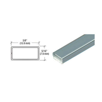 CRL Gray 5/8" x 5/16" Roll Formed Aluminum Spreader Bar