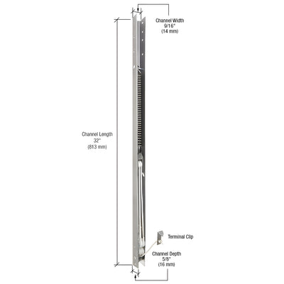 CRL 32" Window Channel Balance - 3130 or 31-3