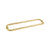 CRL Satin Brass 18" BM Series Back-to-Back Tubular Towel Bars with Metal Washers