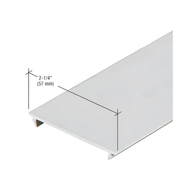 CRL-U.S. Aluminum Flush Insert - 24'-2", Clear Anodized Class 1