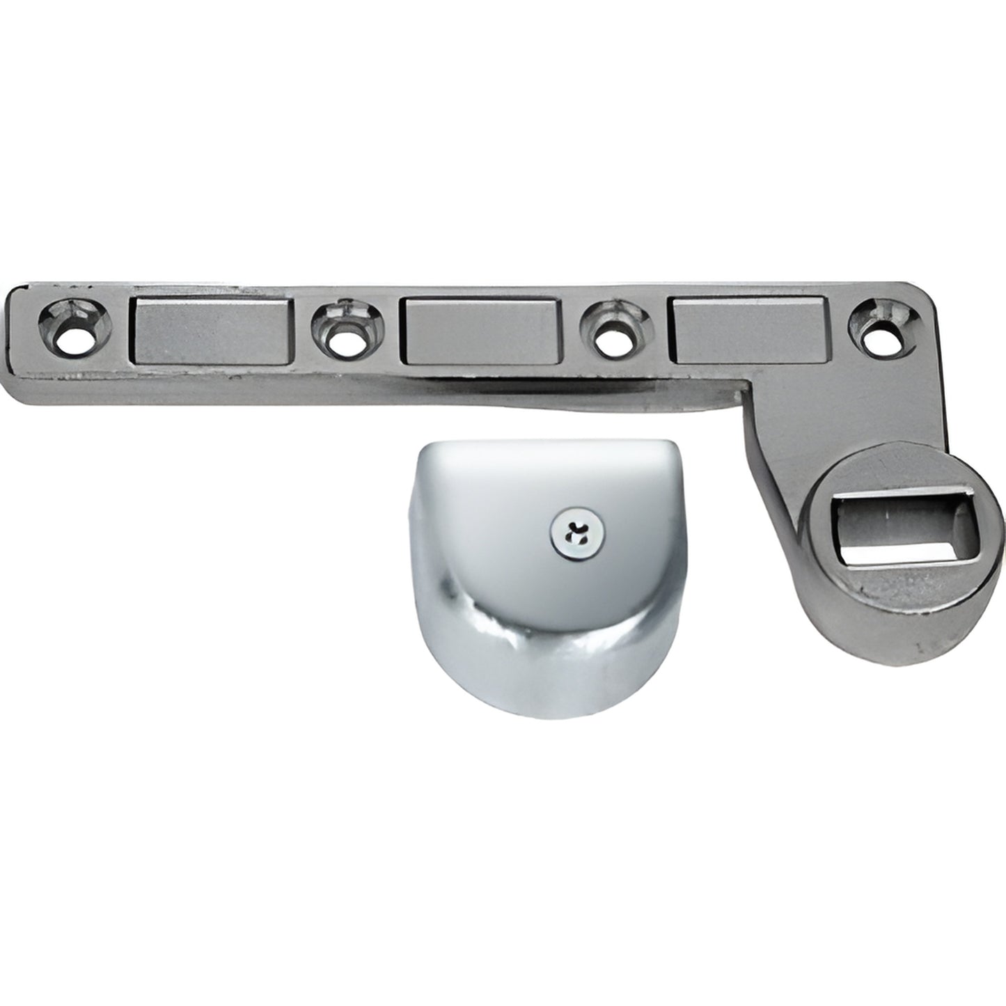 CRL Chrome 3/4 in Offset Left-Hand (RHR) Bottom Arm for Floor Closers