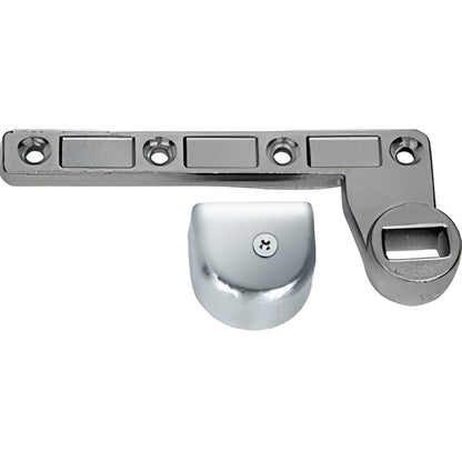 CRL Chrome 3/4 in Offset Left-Hand (RHR) Bottom Arm for Floor Closers