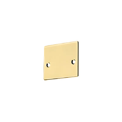 CRL Polished Brass End Cap with Screws for NH3 Series Wide U-Channel