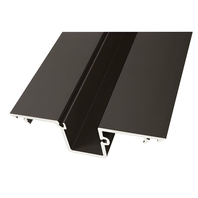CRL-U.S. Aluminum Dark Bronze/Black Anodized Class 1 Deep Pocket Insert for 9/16" Glass - 24'-2"