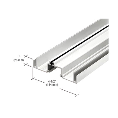 CRL-U.S. Aluminum White KYNAR® Paint Female Expansion Mullion, Thermally Improved - 24'-2"