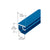 CRL-U.S. Aluminum Door Glass Stop for 1/4" Glass, Custom Paint- 24'-2"