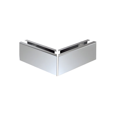 CRL Polished Stainless 12" Mitered 90 Degree Corner Cladding for L68S Series Laminated Square Base Shoe