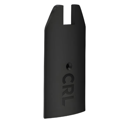 CRL Matte Black 4" Tapered End Cap for Sidelite Rails