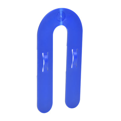 CRL Blue 1/16" x 3" Plastic Interlocking Horseshoe Shims