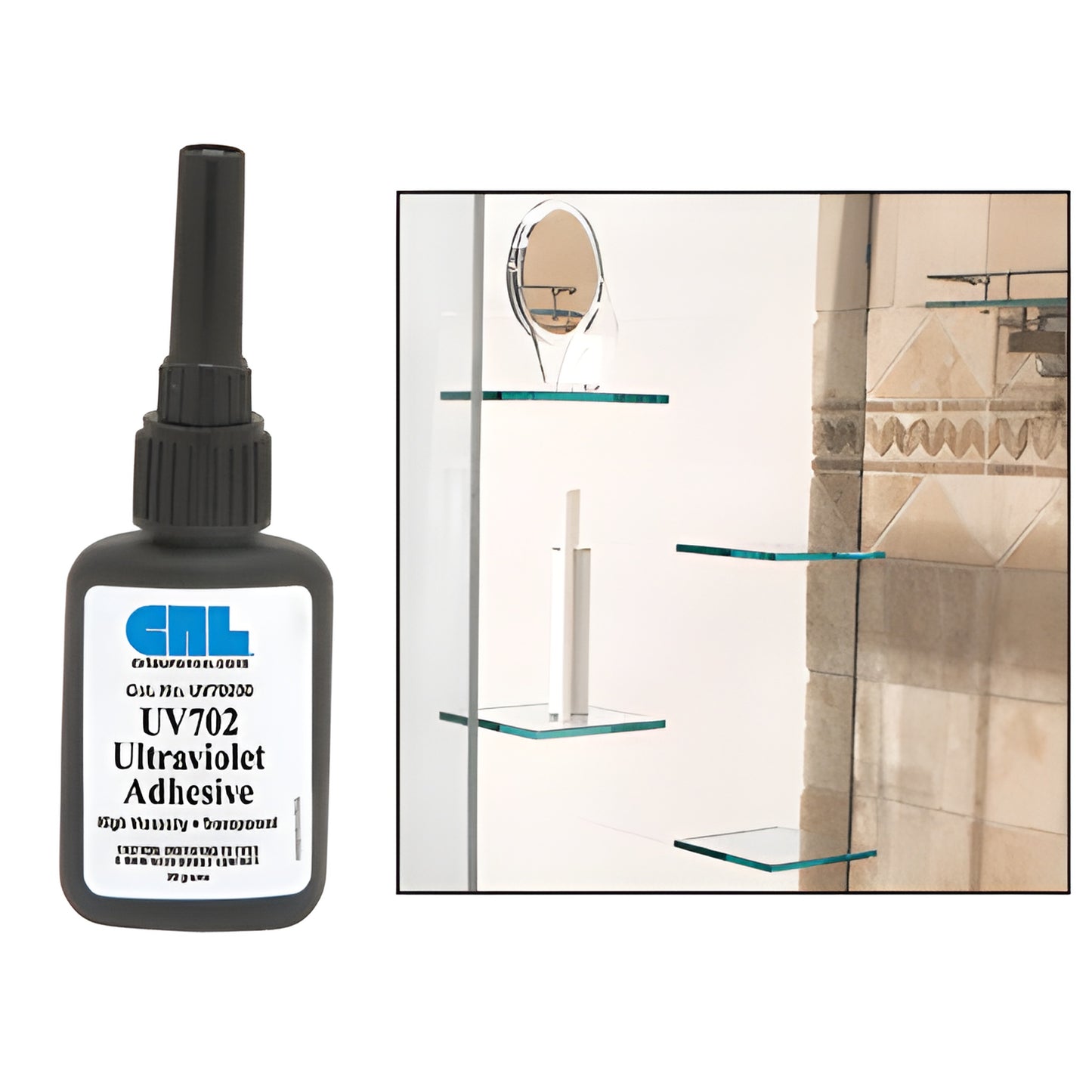 CRL UV702 High-Viscosity UV Adhesive 30g — Fast Cure Glass & Plastics