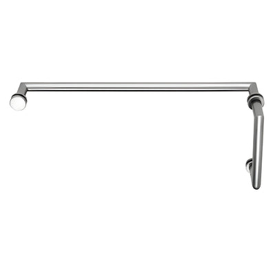 CRL Polished Chrome MT Series Combination 6" Pull Handle 24" Towel Bar