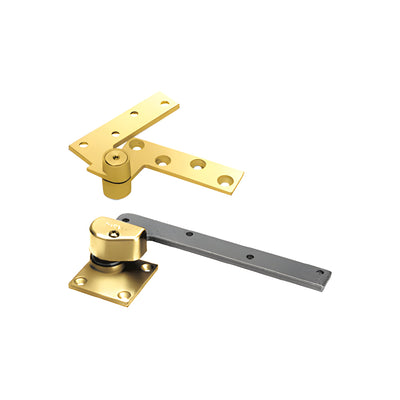 Rixson® Polished Brass Right Hand 3/4" Offset Pivot Set