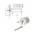 CRL 316 Polished Stainless Steel Stabilizing End Cap for 1-1/2" GRRF15 Series Roll Form Cap Railing