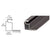CRL Bronze 1/2" Roll Formed Aluminum Standoff Screen Frame - 144"