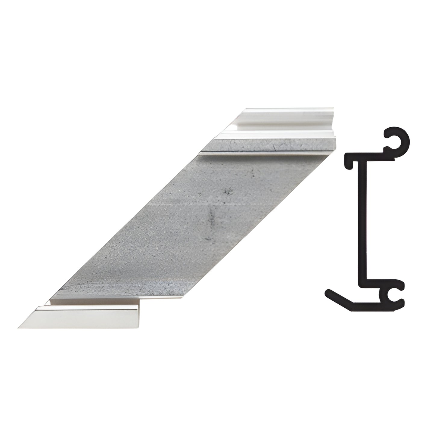 CRL-U.S. Aluminum Left-Hand 90° Outside Corner Anchor Clip, 4-Pack