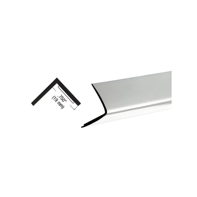 CRL Chrome Plastic 3/4" Reflective Outside Angle
