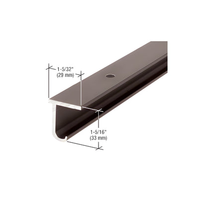 CRL Dark Bronze EZ-Slide 80 Top Track