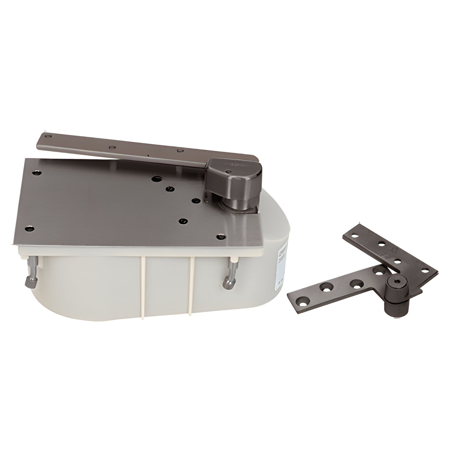 Rixson 27 Left-Hand Bronze 3/4" Offset Floor Closer 90° Hold-Open Kit