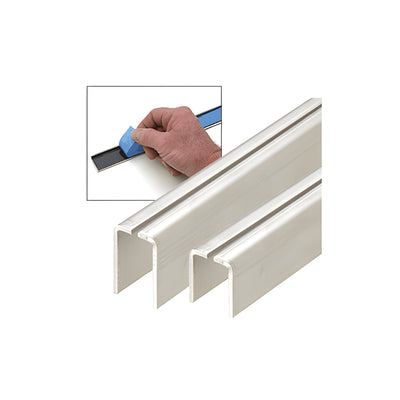 CRL 48" Stainless Steel Adapter Strips - 2 Per Set