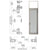 CRL-U.S. Aluminum Clear Anodized Series 900 Terrace Door Single Hinge Left Swing Out