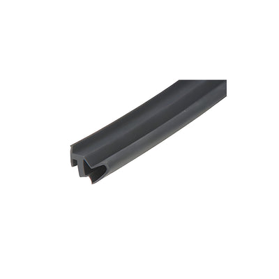 CRL-U.S. Aluminum Black Urethane Door Seal Gasket- 112"