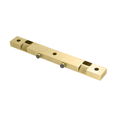 CRL Satin Brass Door Stop/Strike for Double Doors