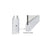 CRL Polished Stainless 4" Tapered End Cap for Sidelite Rails