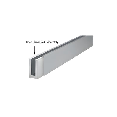 CRL Brushed Stainless 120" Cladding for W5B Series Windscreen and Smoke Baffle Base Shoe