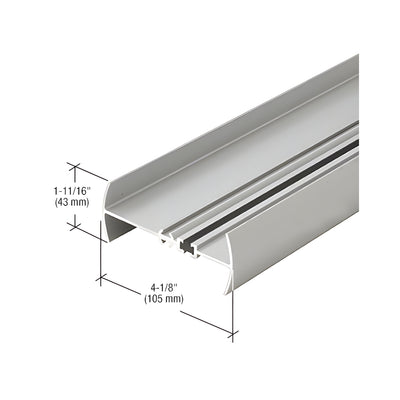 CRL-U.S. Aluminum Clear Anodized Hub Mullion, Thermally Improved - 24'-2"