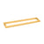CRL Polished Brass "SQ" Style 18" Back-to-Back Towel Bar