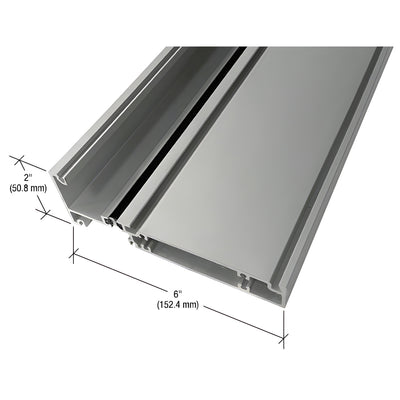 CRL-U.S. Aluminum Clear Anodized Intermediate Horizontal - 24'-2"