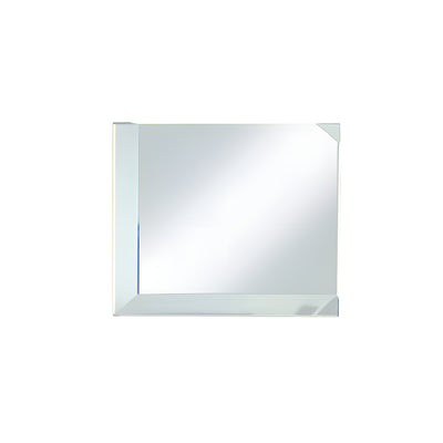 CRL Clear Mirror Glass 2" Square Beveled on 2 Sides