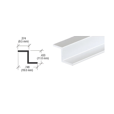 CRL Brite Anodized Z-Bar Aluminum Channel