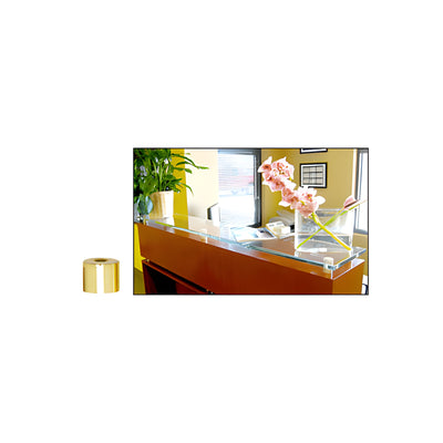 CRL Brass 3/4" Diameter by 3/4" Long Standoff Base
