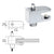 CRL Chrome Plated Fixed Single Shelf Bracket for Cable Display System