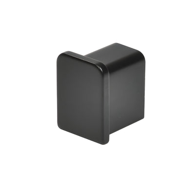 CRL Matte Black 11 Gauge End Cap for 1/2" Cap Rail