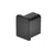 CRL Matte Black 11 Gauge End Cap for 1/2" Cap Rail