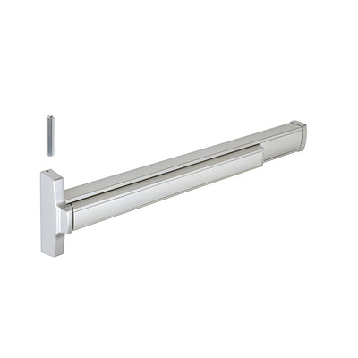 CRL 36" Jackson® Model 2086 Concealed Vertical Rod Panic Exit Device with Impact Kit Left Hand Reverse Bevel Fits 3/0 x 7/0 Door Aluminum Finish