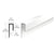 CRL White Electro-Static Paint 1/4" Deep Nose Aluminum "J" Channel