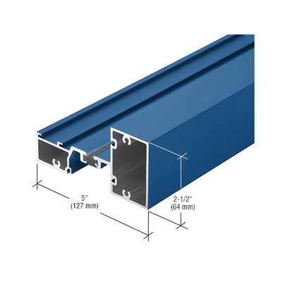 CRL-U.S. Aluminum Intermediate Horizontal Mullion, Thermally Broken, Custom Paint - 24'-2"
