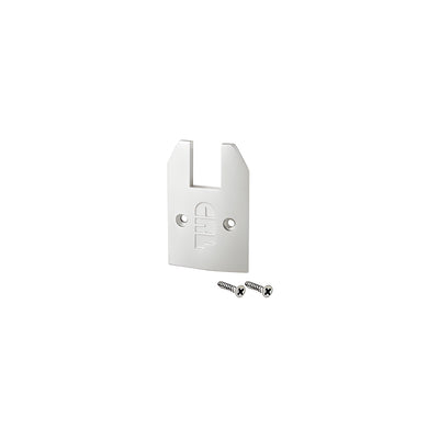 CRL Satin Anodized Low Profile Tapered Sidelite Rail Cap With Screws