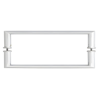 CRL 18" Chrome Back-to-Back Oval/Round Towel Bar